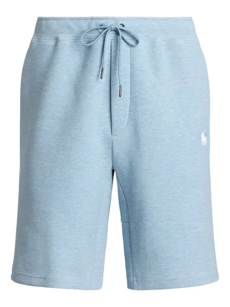 Tricou Polo Ralph Lauren din piele cu broderie în carouri maro