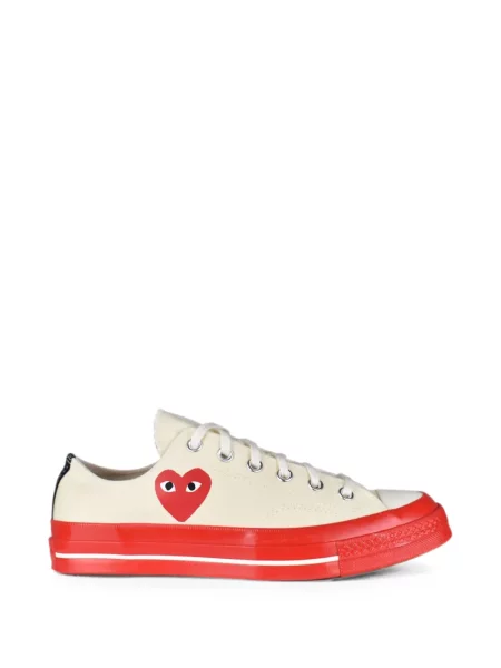 Sneakerși Comme Des Garçons cu imagine cu motiv cu inimi