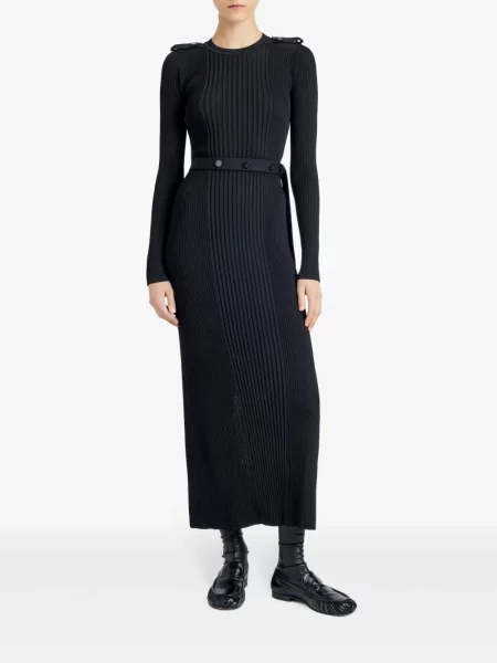 Костюм макси рокля Proenza Schouler черно