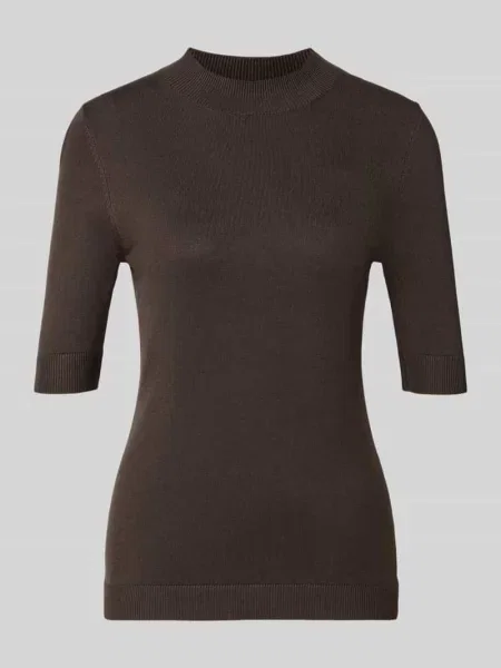 Bluzka o kroju slim fit z mieszanki w imitacji dzianiny Comma