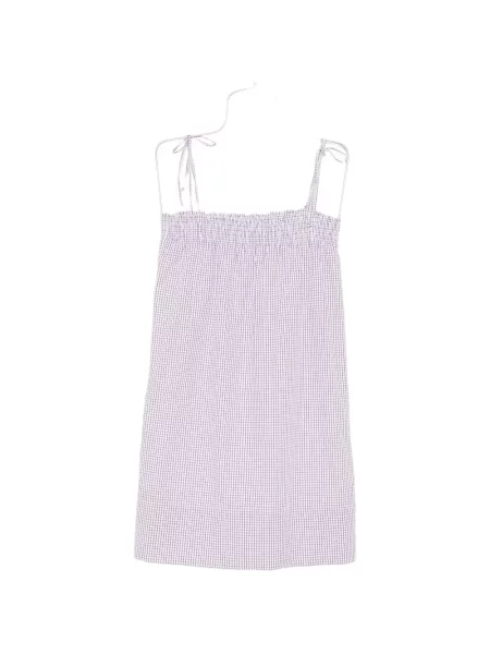 Rochie mini A.p.c. în carouri alb