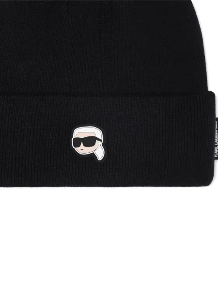 Czapka dziecięca Karl Lagerfeld czarna