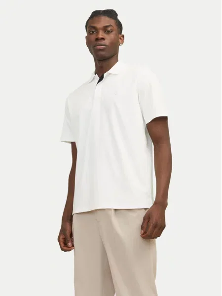 Polo majica Jack&Jones bela