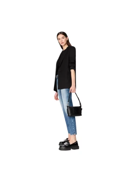 Krótkie jeansy Armani Exchange niebieskie