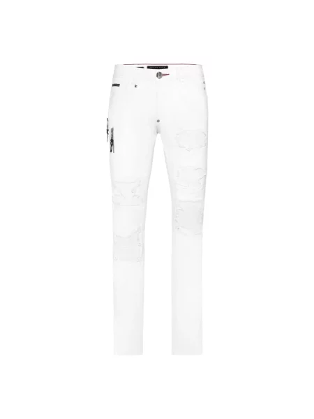 Jeansy Philipp Plein białe