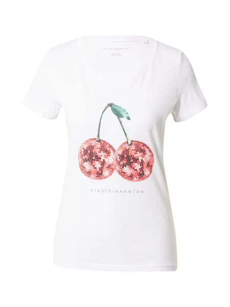 EINSTEIN & NEWTON Tricou / roşu închis / roșu deschis / verde / negru alb
