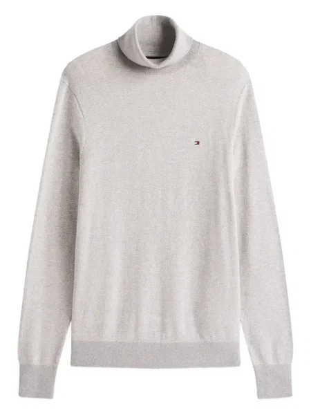 Sweter z golfem Tommy Hilfiger szary