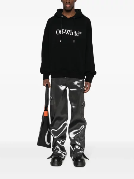Hanorac cu glugă Off-white alb