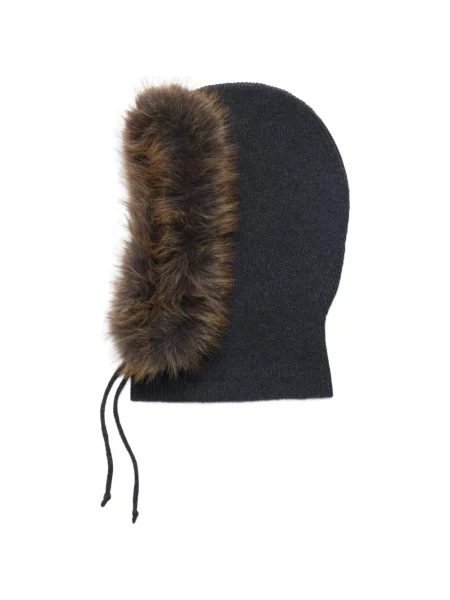 Blană artificială garnitură de blană căciulă Marc Jacobs gri