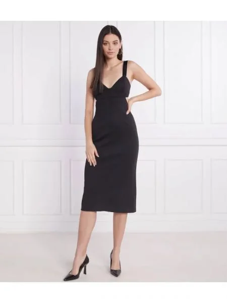 HUGO Rochie Kesendi negru