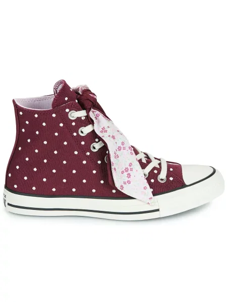 Členkové topánky Converse červená