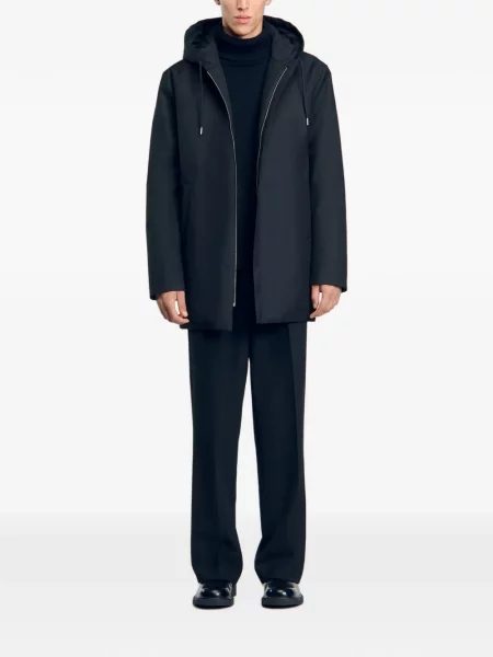 Parka Sandro s kapucí černá