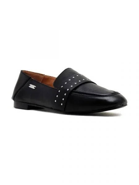 Pepe Jeans London De piele pantofi loafer negru