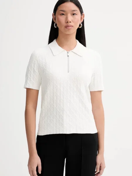 Calvin Klein tricou polo bej