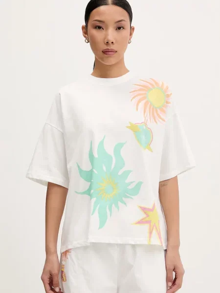 Never Fully Dressed tricou pentru femei din alb