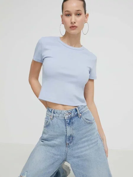 Kratka majica HUGO modra