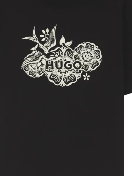 Tricou Hugo cu imagine negru