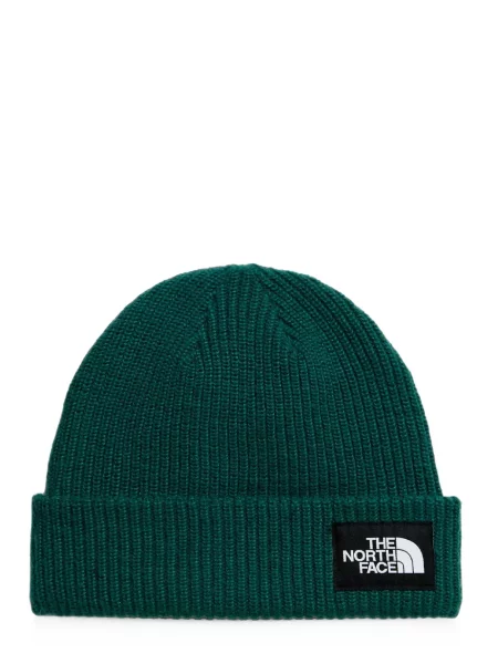Căciulă The North Face cu autograf verde