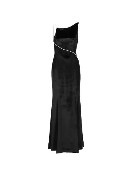 Rochie maxi Marco Gabrielli Atelier cu un umăr gol negru