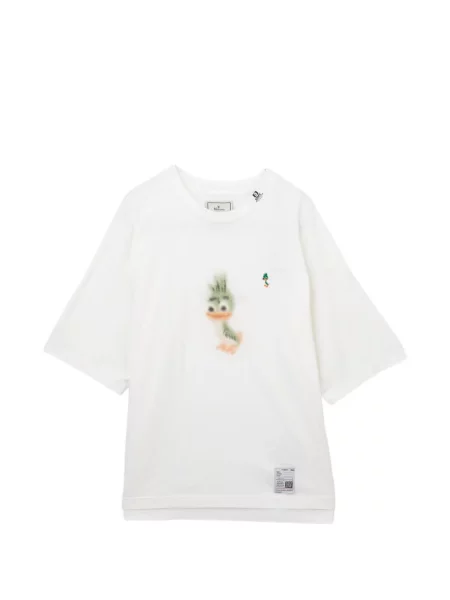 Tricou Maison Mihara Yasuhiro cu imagine alb
