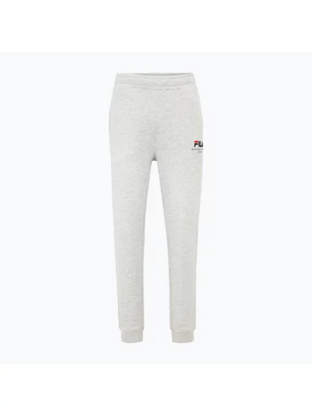 Меланжевые брюки Fila серые