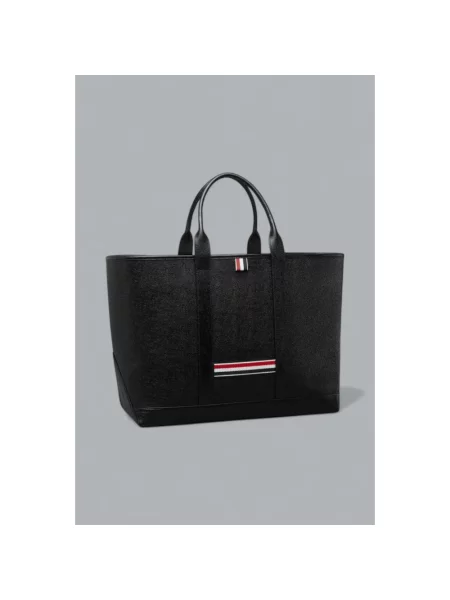 Torebka Thom Browne skórzana czarna