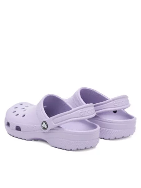 Dětské pantofle Crocs fialové