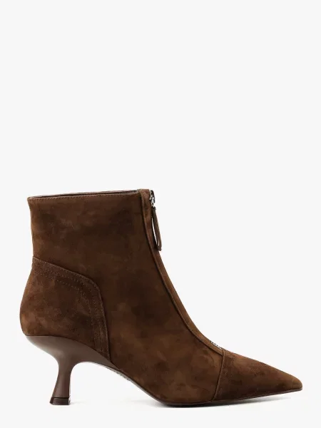 Замшеві Ботильйони LeBERDES коричневий