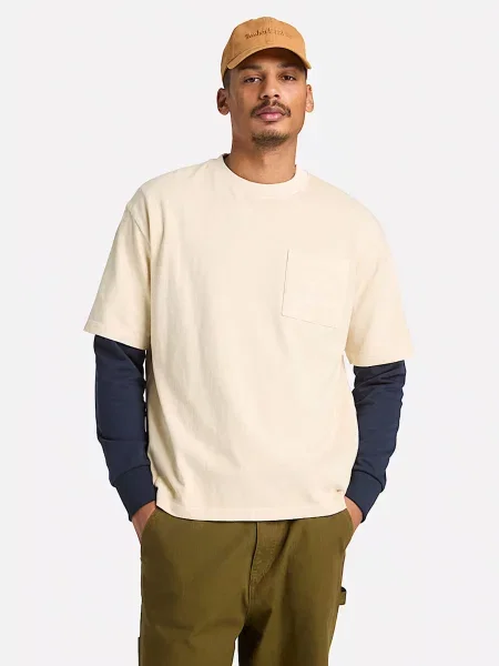 Футболка Timberland бежевая