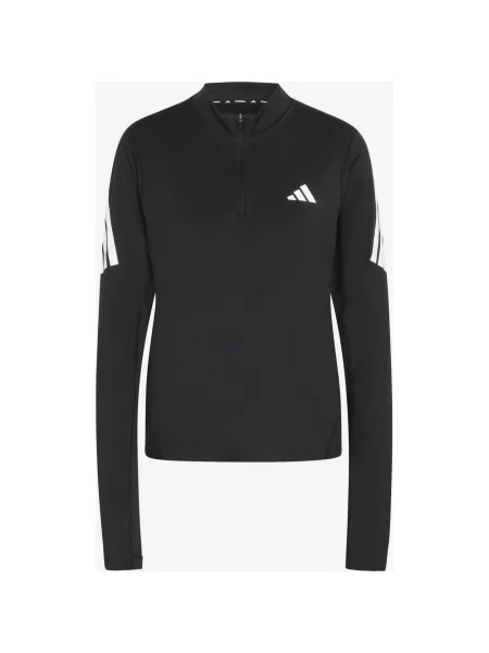 Bluza adidas Running Iconic Climacool Half Zip czarny M biały