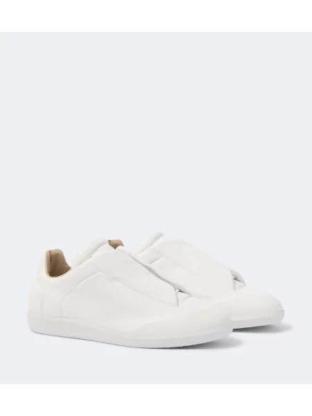 Sneakerși Maison Margiela din piele alb