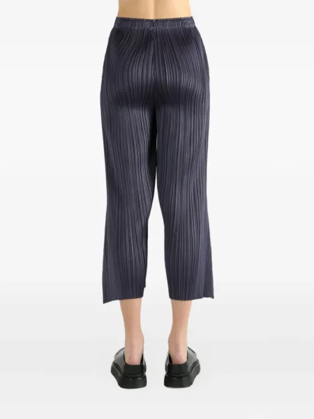 Плисирани панталон Pleats Please Issey Miyake сиво