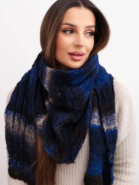 Pleten šal Kesi črna