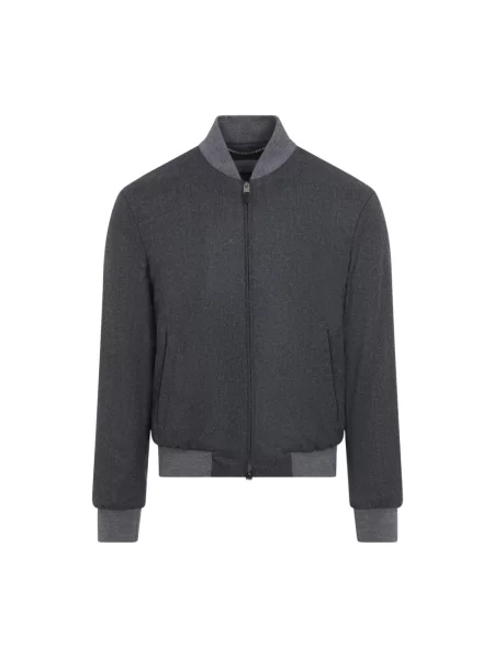 Kurtka bomber Canali szary