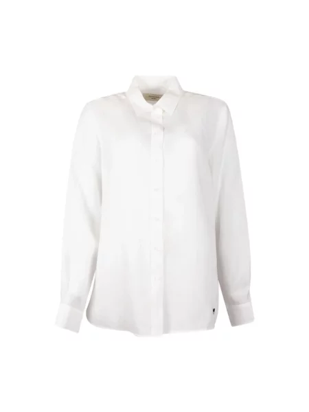 Lniana bluzka Weekend Max Mara biała