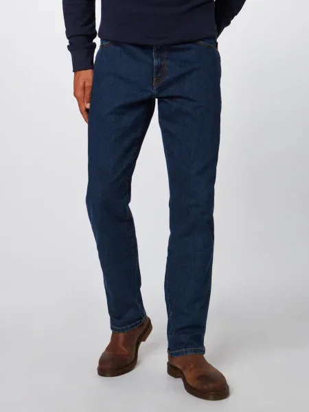 WRANGLER Jeans Texas Stretch denim albastru