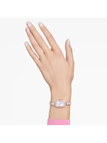 Swarovski Akcesoria Kobieta ONE SIZE Elegancki Złoty Zegarek dla Kobiet biały