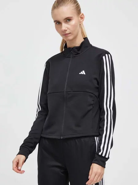 Тренувальна кофта adidas Performance Training Essentials з аплікацією чорний