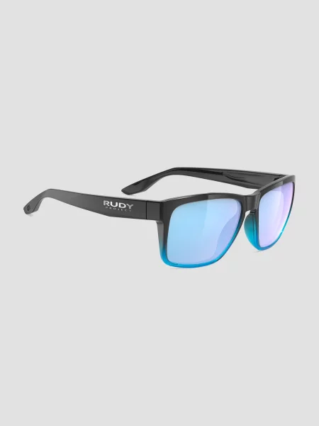 Okulary przeciwsłoneczne Rudy Project Spinhawk Edge black fade crystal azur gloss/multilaser ice czarne
