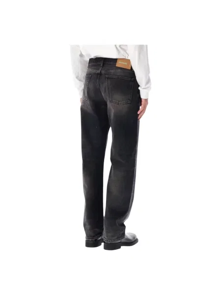 Jeansy straight leg Haikure czarne