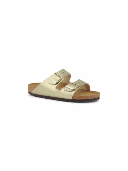Klapki BIRKENSTOCK Arizona BF Narrow gold żółte