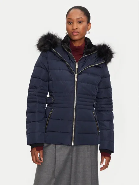 Morgan Geacă din puf Bleumarin albastru