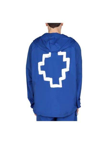 Lekka kurtka Marcelo Burlon niebieska