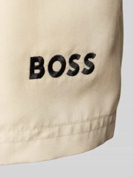 Kąpielówki Boss beżowe