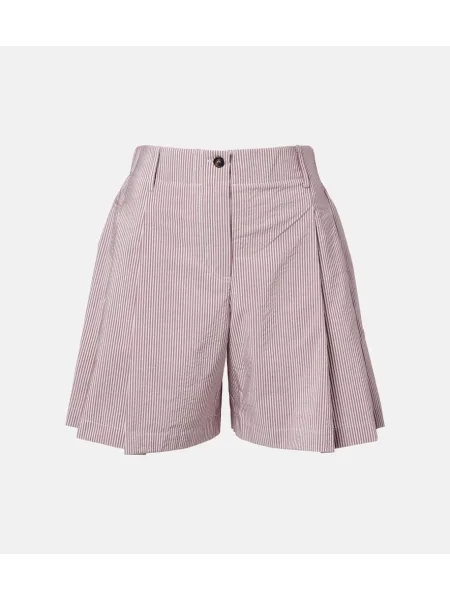 Bermude Brunello Cucinelli cu dungi violet