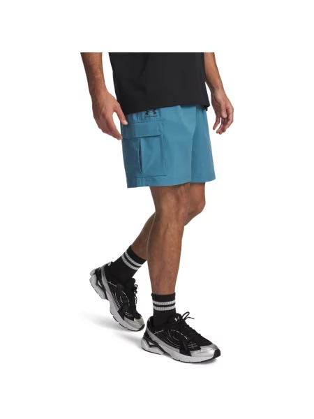 Scurt pantaloni cargo Under Armour albastru