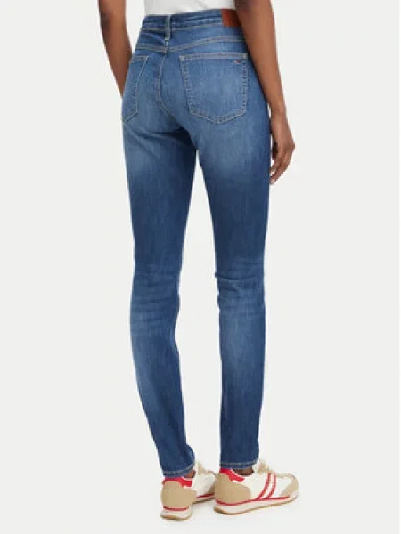 Tommy Jeans Džinsai Sophie Tamsiai Skinny Fit mėlyna