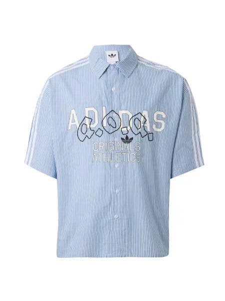 ADIDAS ORIGINALS Cămașă indigo alb