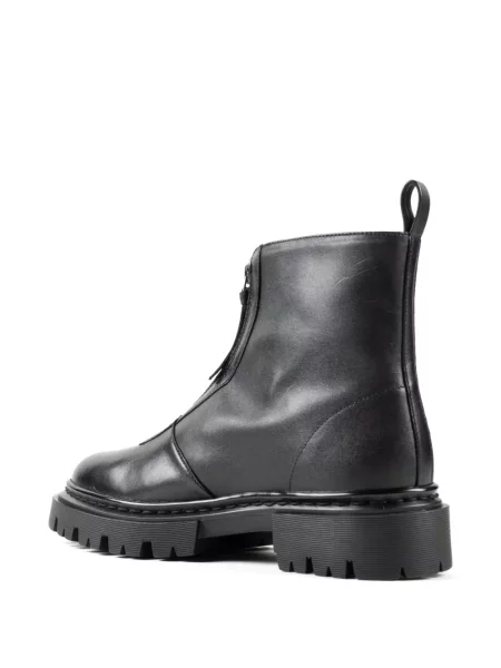 Cizme scurte Staud din piele negru
