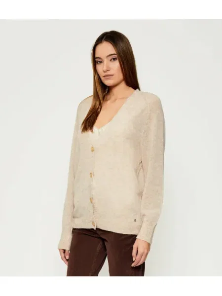 GUESS Cardigan + top IZABELLA cu adaos de lână bej